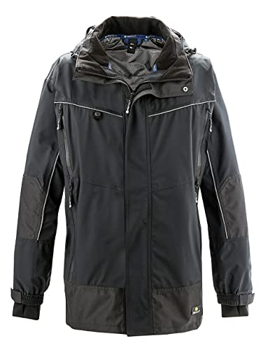 4PROTECT Wetterschutz-Jacke PHILLY (L, Schwarz)