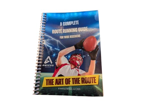 Amicus Athleta The Art of The Route: Complete Wide Receiver Route Running Guide – 30+ Football Passing Routes, Separation Techniques, Releases & Timing for Youth, High School & Coaches