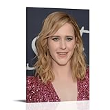 Póster decorativo de la actriz estética Rachel Brosnahan con encanto rubio, lienzo decorativo para pared e impresión artística moderna para decoración de dormitorio familiar, 12 x 18 pulgadas (30 x 45