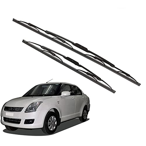 Image of Kylo Windshield Wiper for Swift Dzire /Conventional and Traditional Metal Type Windshield Water Repellency Scratch Proof Metal Wiper Blades Suitable for Swift Dzire(Driver Side 21 inch, Passenger Side 19 inch)