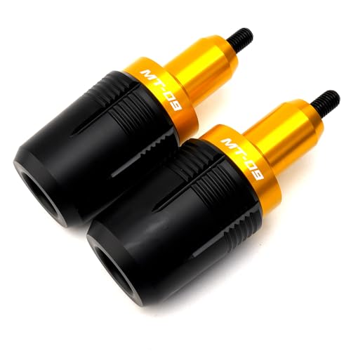 Image of Compatible with 2026 MT09 2025 MT 09 2024 2023 MT09 SP 2022 2021 MT-09 TRACER 9 GT FZ09 CNC Motorcycle Frame Sliders Crash Protector Pad Falling Protection (Gold)