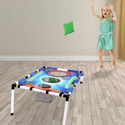 Bean Bag Game, Cornhole Party Set, Interactive Throwing Boards with Color Targets, Camping Play for Family Backyard Gathering Entertainment Use, 3.15x3.15 inches - Image 5
