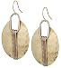 Boho Oval Gold Ethnic Hammered Earring for Women| SPUNKYsoul Collection