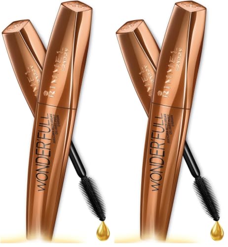 Miniatura 7 de Rimmel London Wonderfull Argan Oil Máscara de Pestañas Tono Black - 11 ml (Paquete de 2)