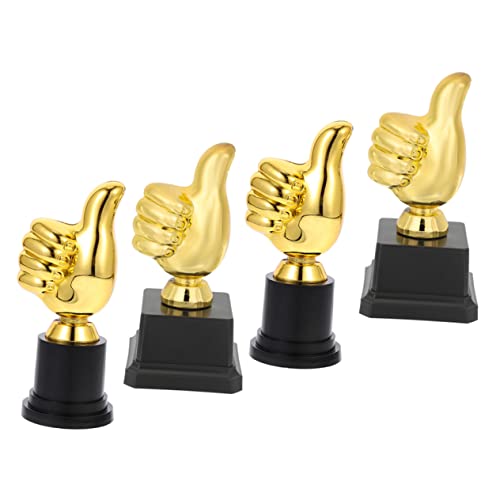 INOOMP 12 Pçs Troféu Polegar Para Cima Troféu Prêmios Prêmio Polegar Para Cima Troféu Balon De Oro T