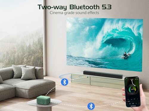 【3s Electric Focus】 Projector 4K with WiFi 6 and Two-Way Bluetooth, 15000L Smart Portable Projecteur, Native 1080P Movie Projector for Phone/TV Stick/Video Games/HDMI/USB/PS5 - Image 6