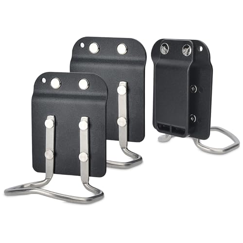 Healvaluefit 2 Pack Splitter Catcher, Tool Belt Hammer Holder, Quick Adjustment Tool Belt Up to 2 Inch, Compatible with Claw Hammer, Axe and