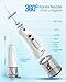 Nicefeel Cordless Water Flosser 300ML USB Rechargeable and Portable Oral Irrigator with Tips Case for Travel, 3-Modes IPX7 Waterproof Water Dental Flossing with 4 Jet Tips for Home