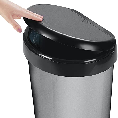 42L Moda Touch Top Bin Black Tontarelli - 6