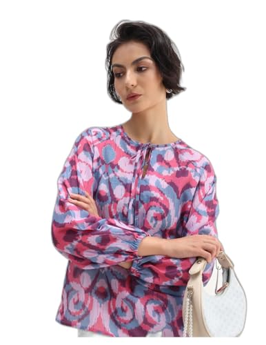 Image of RAREISM Regular FIT Abstract Print TOP