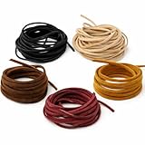 【Perfekt für DIY Geschenke】Verleihen Sie Ihren handgemachten Geschenken eine persönliche Note mit unserem Lederband für Schmuckherstellung. Ob Armbänder, Halsketten oder Schlüsselanhänger – mit diesem Lederband können Sie DIY Geschenke gestalten, die sich perfekt für Freunde und Familie eignen.