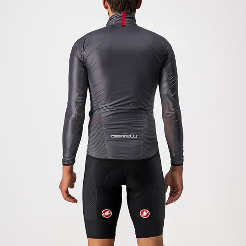Castelli 4520058 Aria Shell Jacket Uomo Giacca Darkgray M - 2