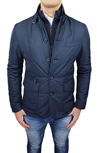 Chaqueta impermeable Evoga con efecto plumaje turquesa reflectante XXL 4