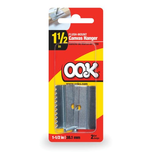 Image of OOK Flush Mount Canvas Hanger Zinc (1-1 /2 inch)