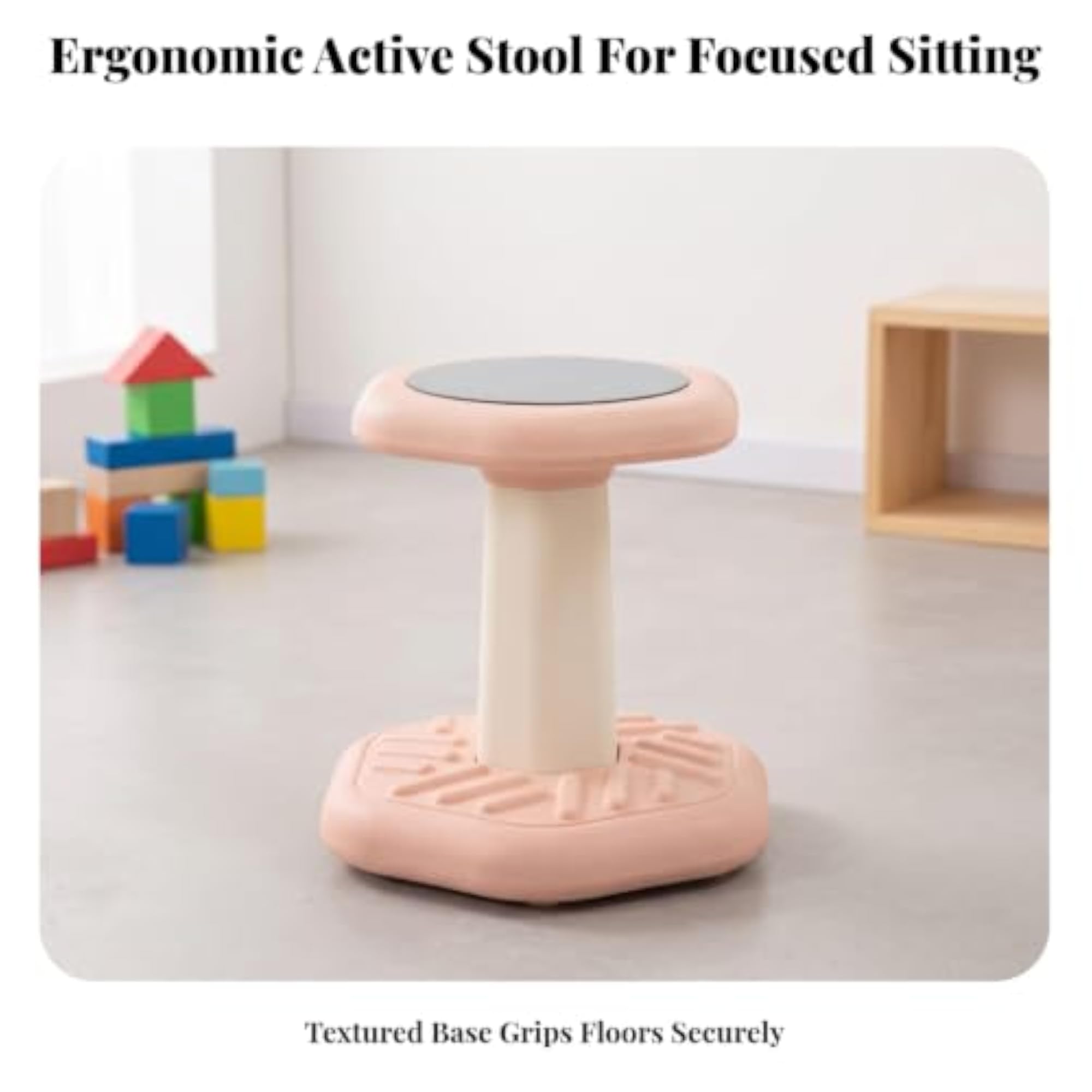 Active-Sitting Wobble Stool, Ergonomic Design
