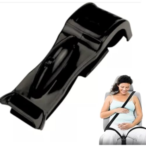 Cinto de Segurança para Gestantes, Protetor Abdominal, Ajustável, Preto