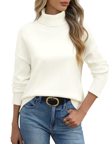 heekpek Rollkragenpullover Damen Pullover Winter Elegant Strickpu...