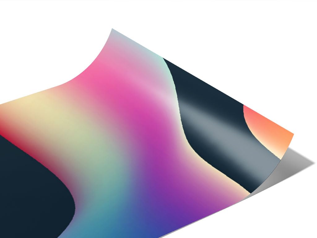 Rwraps Purple Abstract Cybertronic Separation Gloss Vinyl Film Wrap 59in x 18ft