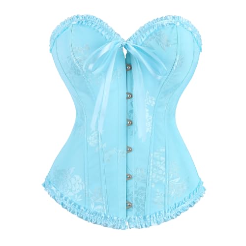 Image of frawirshau Women's Overbust Costume Corset Renaissance Victorian