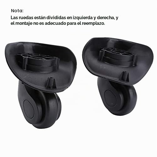 Miniatura 5 de Ejoyous Par De Ruedas De Equipaje, Ruedas De Repuesto Universales De Plástico Pvc Para Maleta, Ruedas De Repuesto De Equipaje Para Maleta Con Ruedas