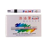 LYKD Stylos de Peinture stylos marqueurs Multicolores for Enfants Adultes, Album Photo, Bricolage, Projet Scolaire, Fournitures d'art et d'artisanat Uniques (Color : 2 Pcs 12pcs)