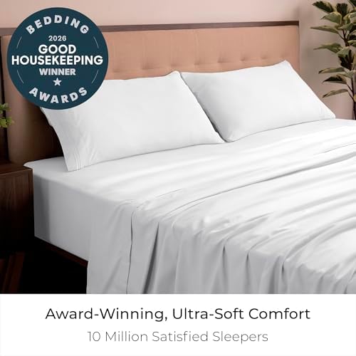 Mellanni King Sheets Set - 4 PC Iconic Collection Bedding - 1