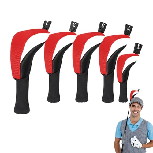 Couvre-têtes de golf pour préserver vos clubs hybrides et bois des rayures - 7