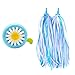 Sonnette de Vélo Enfant et Bike Banderoles Cloche Bicyclette Accessoires vélo Enfants Ruban Tassel pour Guidon De Glands enfants ensembles banderoles filles guidon garçons Poignées Rubans scooter Blue