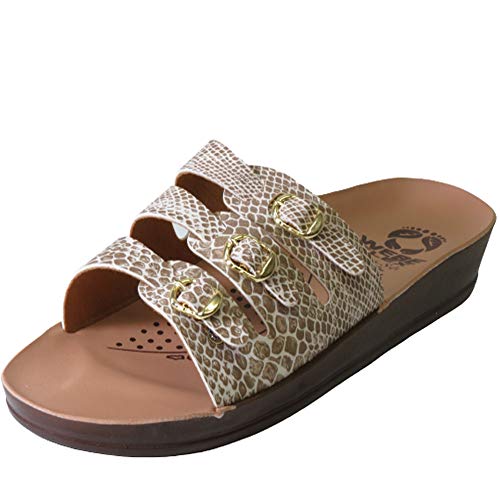 Sandalia Ortopedica Webe Flex 3 Tiras Cobra-36