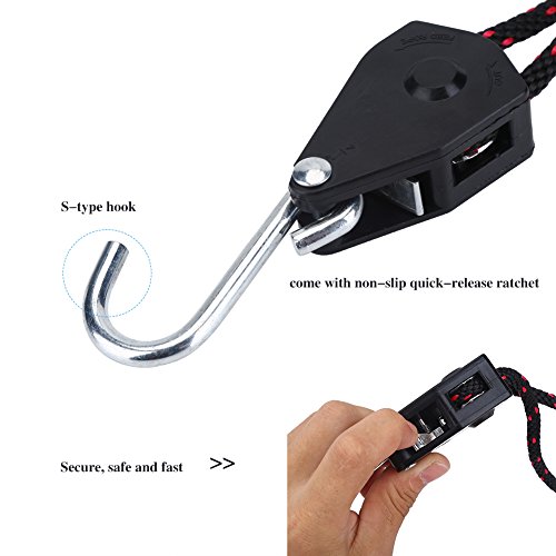Corde à cliquet VGEBY pour canoë-kayak et fixation de bateau - 3