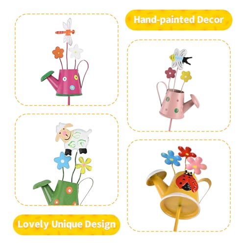 Hanycon HANYCON-ZHANGWJ-019 Decorative Garden Stakes Set Metal Garden Ornaments Waterproof Decorations thumb #2
