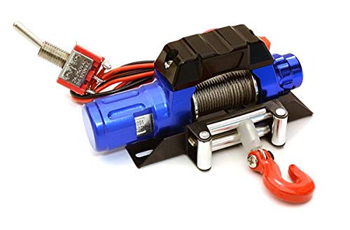 Winche eléctrico Integy CNC para rock crawler escala 1/10 miniatura 1