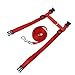 Cat Leash Harness Adjustable Cat Chest Strap Nylon Strap for Cats Waistband (red)