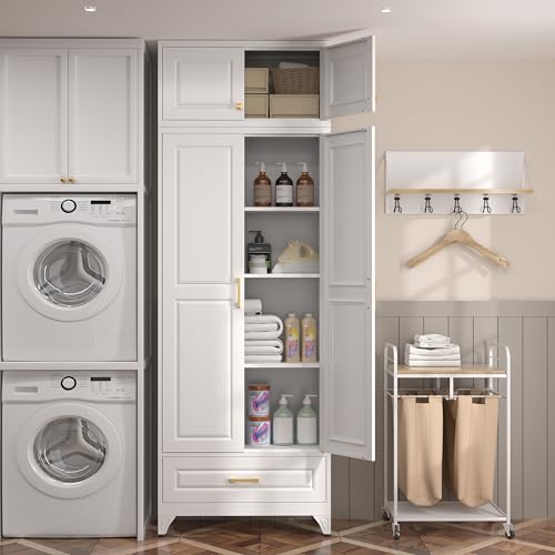 Image of SteeLoong 90 inch Metal Storage Cabinet with Doors and 3 Adjustable Shelves