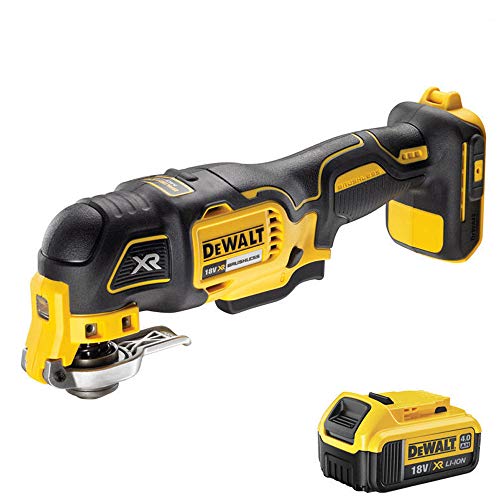 Dewalt Dcs355N 18V Oscillating Brushless Multi-Tool With 1 X 4Ah Dcb182 Battery