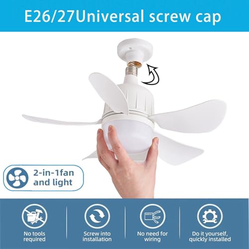 Ventilateur de plafond gradation 85-265V avec télécommande salon