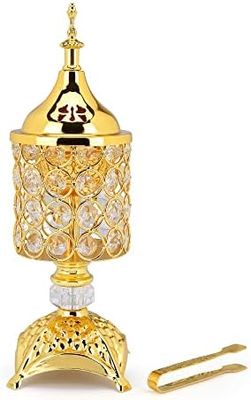 Bakhoor Burner, Oud Burner, Frankincense Resin Burner, Crystal Incense Burner, Bakhoor Incense Burner, Censer for Yoga, Resin Incense Burner