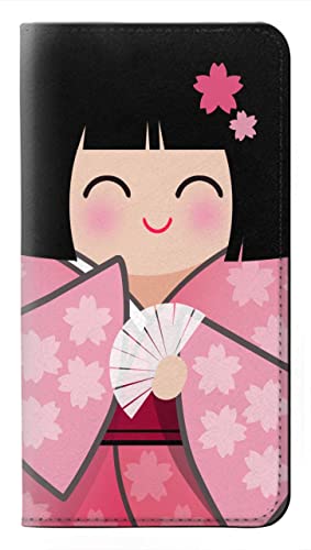 Housse cuir iPhone 15 style Japonais pour protéger votre mobile