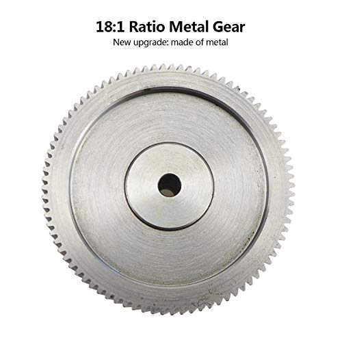image for Qnbes Slide Out Motor Gear, 18:1 Ratio Metal Stripped Gear Fit for RV 