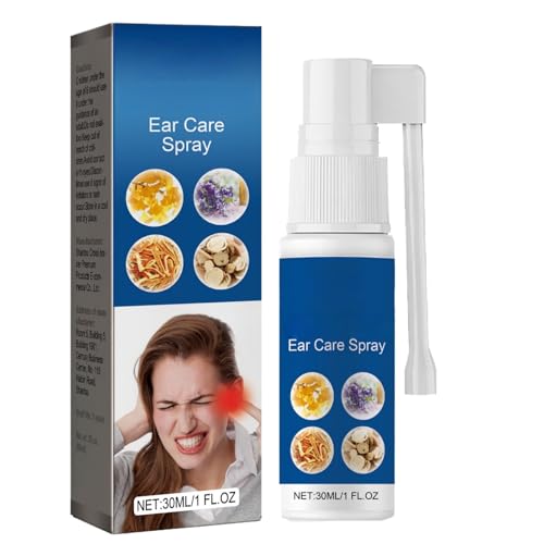 Tinnitus Relief Spray,Ear Calm Spray for Ringing Ears,Natural Herb/al to Reduce Ear Noise & Support Sleep,Quick Relief of Discomfort Spray with Safe Formula,Tinnitus Treatment for Hearing Restoration