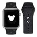 Produktbild Vozehui Armband Kompatibel mit iWatch Armband 44mm 42mm 40mm 38mm, personalisiertes Gravurdesign für Damen Herren Weiches Sillicon Atmungsaktive für Apple Watch Serie SE/6/5/4/3/2/1