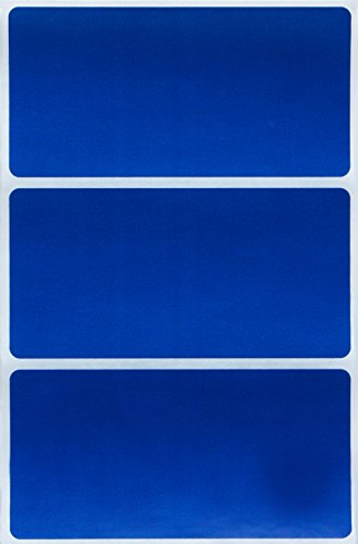 Royal Green Rectangular Stickers Color-Coding Labels For Organizing, Moving, And Storage Boxes 4" X 2" Stickers To Write On Name Tags, 45-Pack (Blue) #TOP4