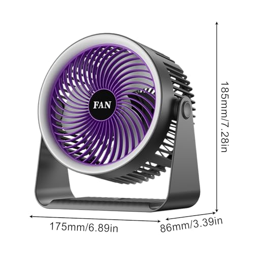 Ventilateur de table silencieux contre la chaleur nocturne - 7