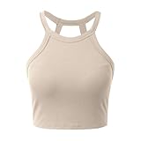 T-shirts à sans manches femme : Ce produit est fait de tissu en coton mélangé, avec une excellente finition, doux, confortable et durable. Le tissu est doux pour la peau, léger et respirant et particulièrement facile à entretenir.