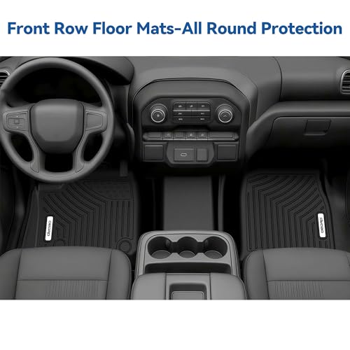 Image of OEDRO Floor Mats Fits for 2017-2026 Ford F-250 /F-350 Super Duty Crew Cab