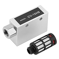 Druckluft-Vakuum-Venturi, YosooCv-10Hs Pneumatischer Luft-Auspuff-Vakuum-Generator-Ejektor mit Schall Dämpfer