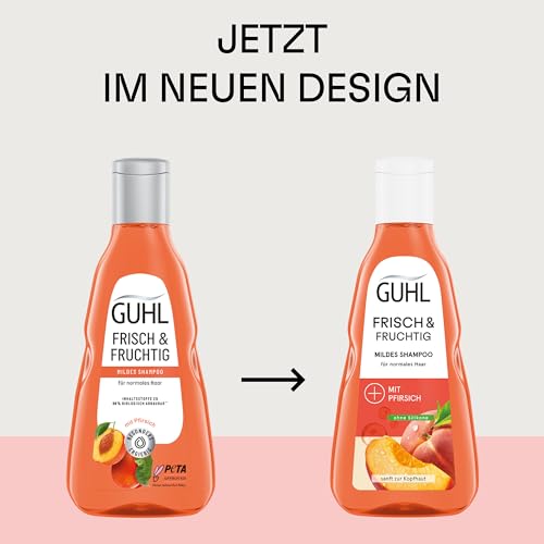 Guhl Frisch & Fruchtig Shampoo - Inhalt: 250 ml - Haartyp: normal