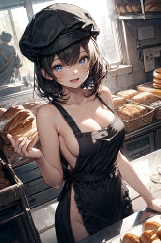 近所のパン屋がやたら混雑している件:AIイラスト