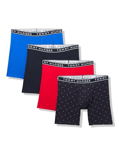 Tommy Hilfiger Men's Cotton Stretch 4-Pack Boxer Brief