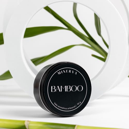 Kit 3 Velas Aromáticas Perfumadas Artesanais Vegetais 90g Cada - Minerva Candles (Lavanda, Bamboo, V